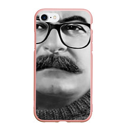 Чехол iPhone 7/8 матовый Stalin: Style in, цвет: 3D-светло-розовый