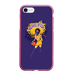 Чехол iPhone 7/8 матовый Lakers