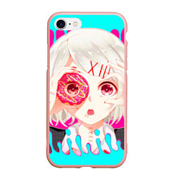 Чехол iPhone 7/8 матовый Juuzou Suzuya, цвет: 3D-светло-розовый