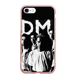 Чехол iPhone 7/8 матовый Depeche mode: black