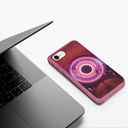 Чехол iPhone 7/8 матовый Imagine Dragons: Whatever It Takes, цвет: 3D-малиновый — фото 2