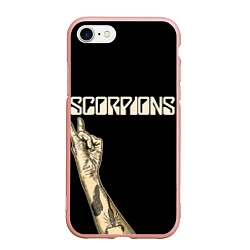 Чехол iPhone 7/8 матовый Scorpions Rock
