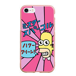 Чехол iPhone 7/8 матовый Japanesse Homer