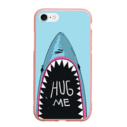 Чехол iPhone 7/8 матовый Shark: Hug me