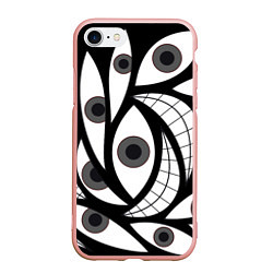 Чехол iPhone 7/8 матовый Alchemist Eyes, цвет: 3D-светло-розовый