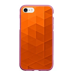 Чехол iPhone 7/8 матовый Orange abstraction