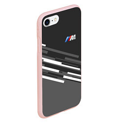 Чехол iPhone 7/8 матовый BMW: Sport Line, цвет: 3D-светло-розовый — фото 2