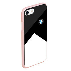 Чехол iPhone 7/8 матовый BMW 2018 SportWear 3, цвет: 3D-светло-розовый — фото 2