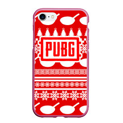 Чехол iPhone 7/8 матовый PUBG: New Year
