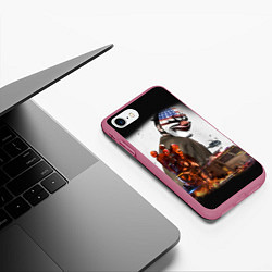 Чехол iPhone 7/8 матовый Payday Stories, цвет: 3D-малиновый — фото 2