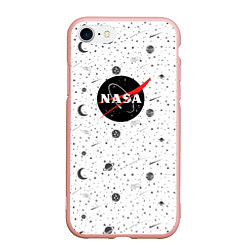 Чехол iPhone 7/8 матовый NASA: Moonlight