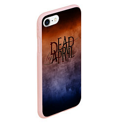 Чехол iPhone 7/8 матовый Dead by April, цвет: 3D-светло-розовый — фото 2