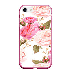 Чехол iPhone 7/8 матовый Spring Flowers
