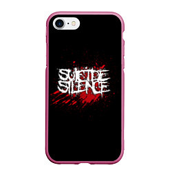 Чехол iPhone 7/8 матовый Suicide Silence Blood