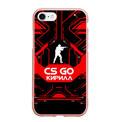 Чехол iPhone 7/8 матовый CS:GO - Кирилл