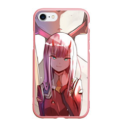 Чехол iPhone 7/8 матовый Darling in the FranXX, цвет: 3D-баблгам