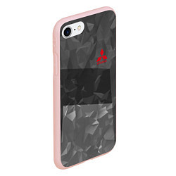 Чехол iPhone 7/8 матовый MITSUBISHI SPORT, цвет: 3D-светло-розовый — фото 2