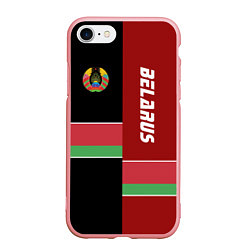 Чехол iPhone 7/8 матовый Belarus Style, цвет: 3D-баблгам