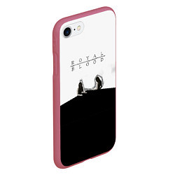 Чехол iPhone 7/8 матовый Royal Blood, цвет: 3D-малиновый — фото 2
