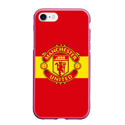 Чехол iPhone 7/8 матовый FC Man United: Red Style