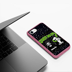 Чехол iPhone 7/8 матовый Smoky Mo & Kizaru, цвет: 3D-малиновый — фото 2