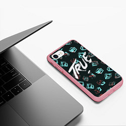 Чехол iPhone 7/8 матовый Avicii: True, цвет: 3D-баблгам — фото 2
