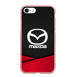Чехол iPhone 7/8 матовый Mazda: Grey Carbon