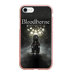 Чехол iPhone 7/8 матовый Bloodborne: Shrine, цвет: 3D-светло-розовый