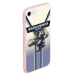 Чехол iPhone 7/8 матовый Warhammer 40000: Tau Empire, цвет: 3D-светло-розовый — фото 2