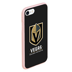 Чехол iPhone 7/8 матовый Vegas: Golden Knights, цвет: 3D-светло-розовый — фото 2