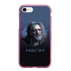 Чехол iPhone 7/8 матовый Hank Anderson, цвет: 3D-малиновый