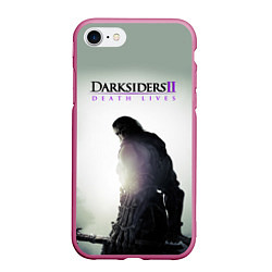 Чехол iPhone 7/8 матовый Darksiders II: Death Lives, цвет: 3D-малиновый