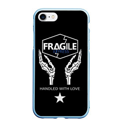 Чехол iPhone 7/8 матовый Death Stranding: Fragile Express цвета 3D-голубой — фото 1