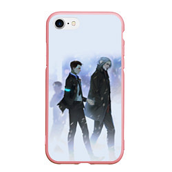 Чехол iPhone 7/8 матовый HANK & CONNOR, цвет: 3D-баблгам