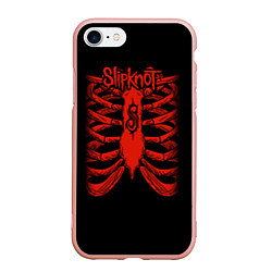 Чехол iPhone 7/8 матовый Slipknot Skeleton