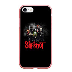 Чехол iPhone 7/8 матовый Slipknot Band