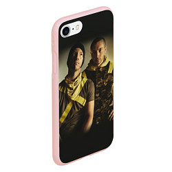 Чехол iPhone 7/8 матовый 21 Pilots Boys, цвет: 3D-светло-розовый — фото 2
