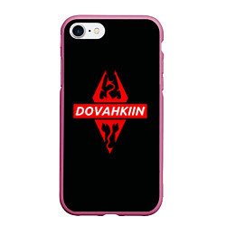 Чехол iPhone 7/8 матовый TES: Dovahkin