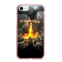 Чехол iPhone 7/8 матовый TES: Dragon Flame
