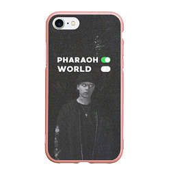 Чехол iPhone 7/8 матовый Pharaon On, World Off, цвет: 3D-светло-розовый