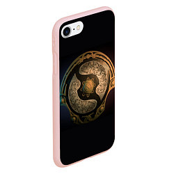 Чехол iPhone 7/8 матовый Bronze Aegis, цвет: 3D-светло-розовый — фото 2