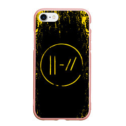 Чехол iPhone 7/8 матовый 21 Pilots: Yellow & Black