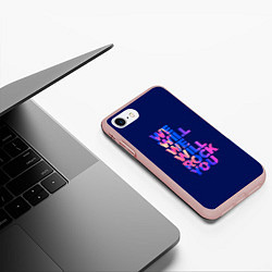 Чехол iPhone 7/8 матовый Queen We Will Rock You, цвет: 3D-светло-розовый — фото 2