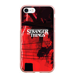 Чехол iPhone 7/8 матовый Stranger Things: Red Dream