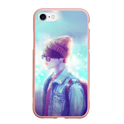 Чехол iPhone 7/8 матовый BTS Jimin, цвет: 3D-светло-розовый