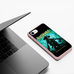 Чехол iPhone 7/8 матовый Alestorm: Death Pirate, цвет: 3D-светло-розовый — фото 2