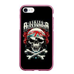 Чехол iPhone 7/8 матовый Asking Alexandria: Alone In A Room, цвет: 3D-малиновый