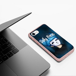 Чехол iPhone 7/8 матовый Sally Face, цвет: 3D-светло-розовый — фото 2