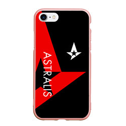 Чехол iPhone 7/8 матовый Astralis: Cybergaming, цвет: 3D-светло-розовый