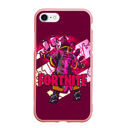 Чехол iPhone 7/8 матовый Fortnite, цвет: 3D-баблгам